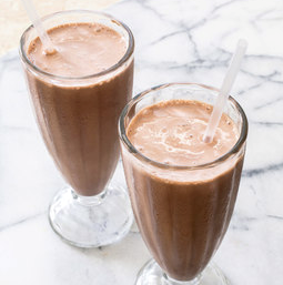 Ultimate chocolate milkshakes