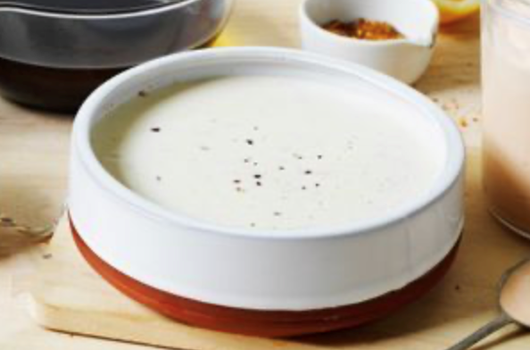 Ultimate creamy dressing with roasted garlic