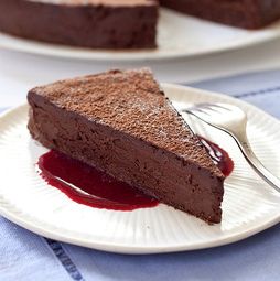 Ultimate flourless chocolate cake