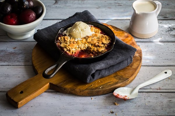 Ultimate plum crumble
