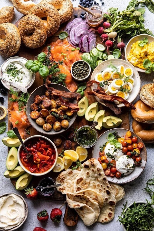Ultimate spring brunch board