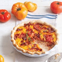 Ultimate tomato pie