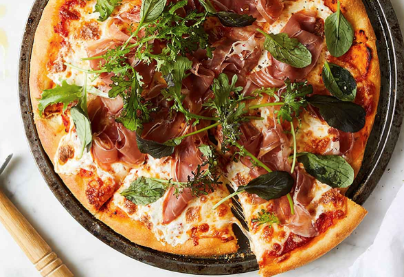 Ultra-thin pizza crust