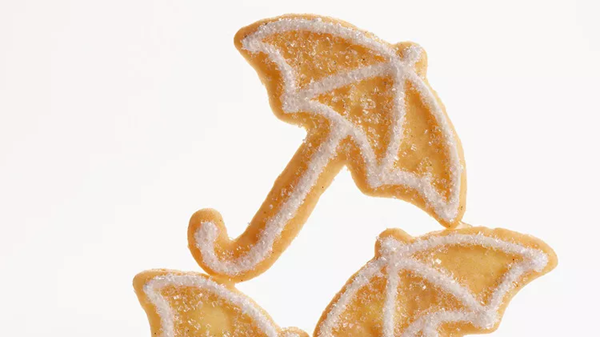 Umbrella sugar cookies