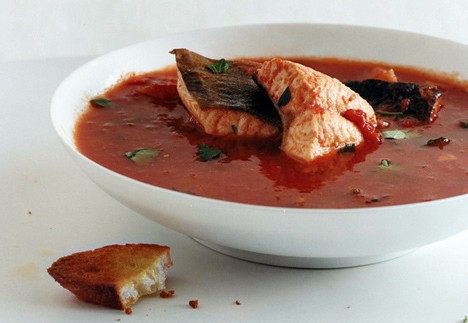 Umbrian fish soup (Tegamaccio)
