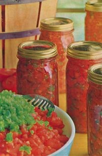 Uncooked tomato relish