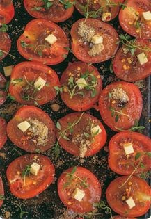 Unctuous slow-cooked tomatoes