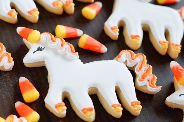 UNI-candy-CORN cookies