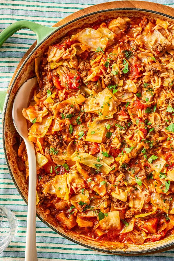 Unstuffed cabbage rolls