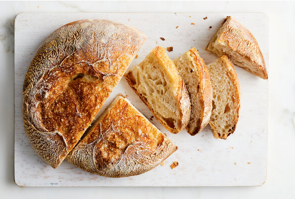 Updated no-knead bread