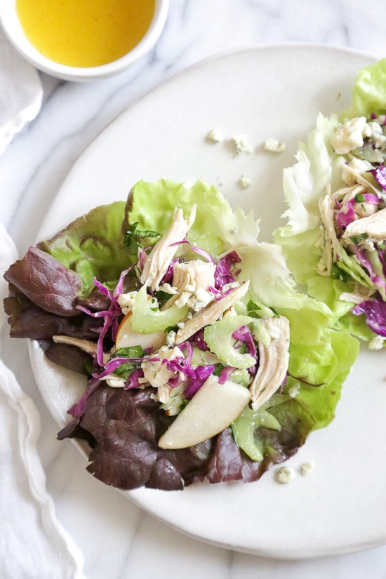 Updated Waldorf salad cups