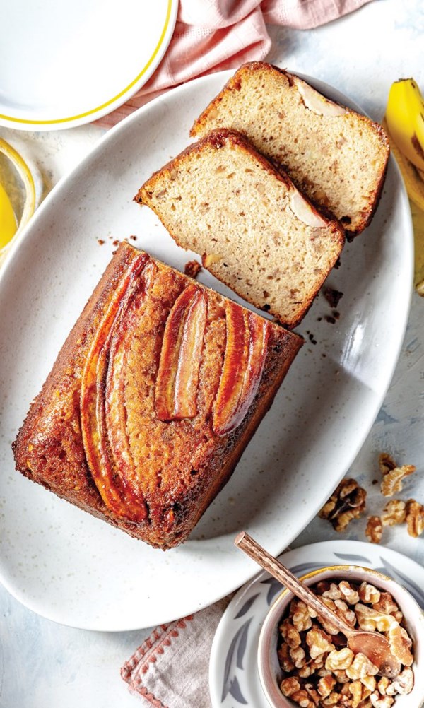 Upside-down bananas Foster loaf
