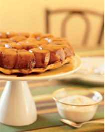 Upside-down caramelized apple tart (Tarte des demoiselles Tatin)