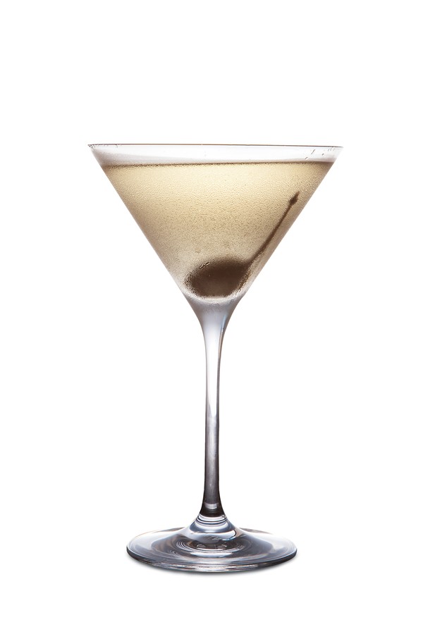 Upside-down martini