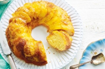 Upside-down pineapple cake