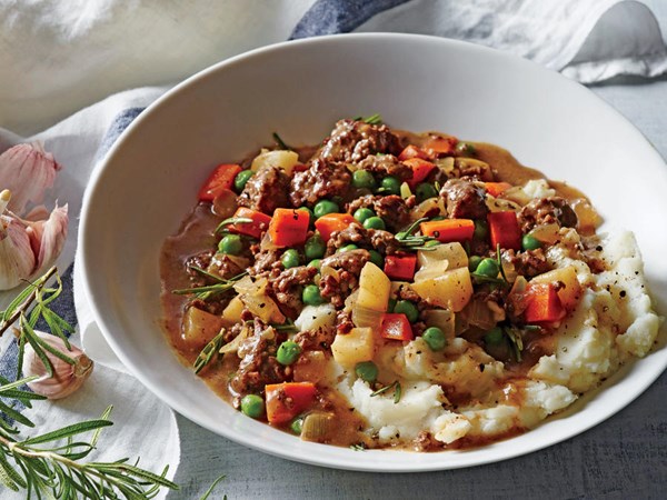Upside-down shepherd's pie