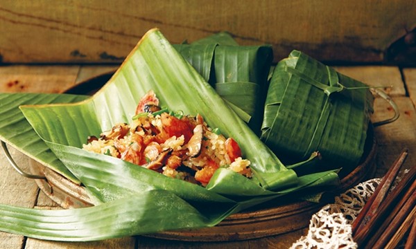 Uyen Luu’s sticky rice with Chinese sausage 