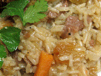 Uyghur pilaf (Zhuāfàn / 抓飯)