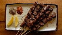 Uyghur spicy beef skewers