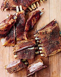 Vadouvan-spiced lamb ribs