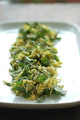 Vaguely Spanish zucchini salad