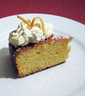 Valencia orange pudding