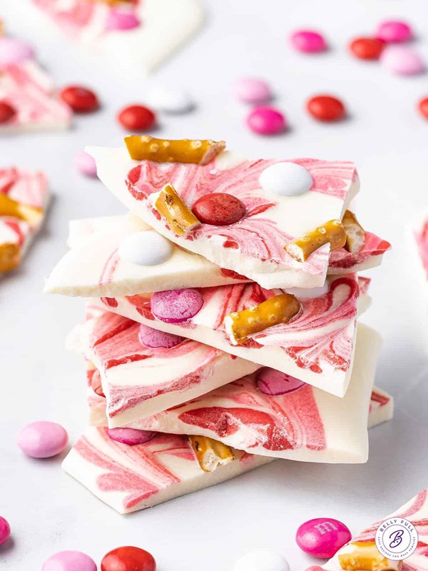 Valentine’s Day chocolate bark
