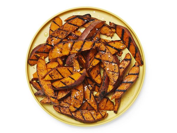 Valerie Bertinelli’s grilled sweet potato wedges 