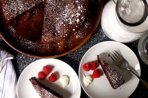 Valerie’s French chocolate cake