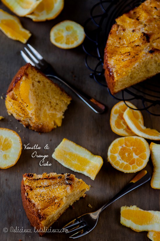 Vanilla & orange cake