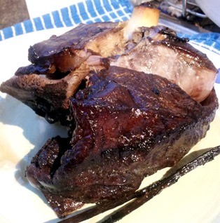 Vanilla & red wine lamb