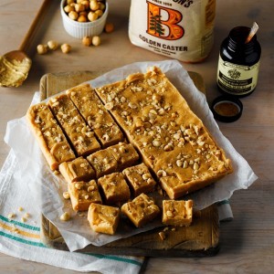 Vanilla and hazelnut Scottish tablet