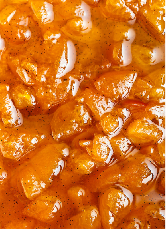 Vanilla bean & apricot jam