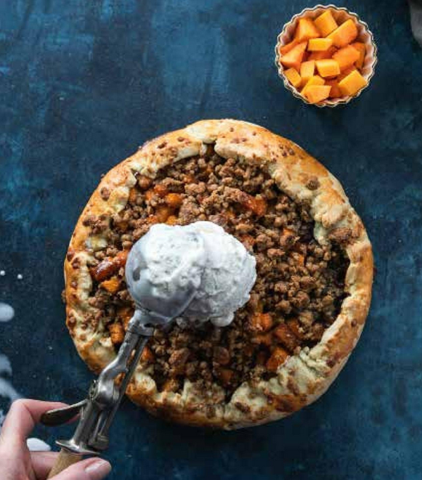 Vanilla bean and brown sugar butternut squash galette (filling)
