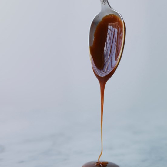 Vanilla bean and fleur de sel caramel sauce [Grace Parisi]