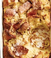 Vanilla bean bread pudding