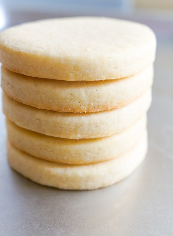 Vanilla bean cut-out cookies 