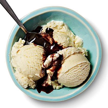 Vanilla bean ice cream