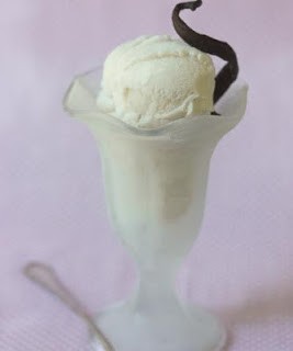 Vanilla bean ice cream