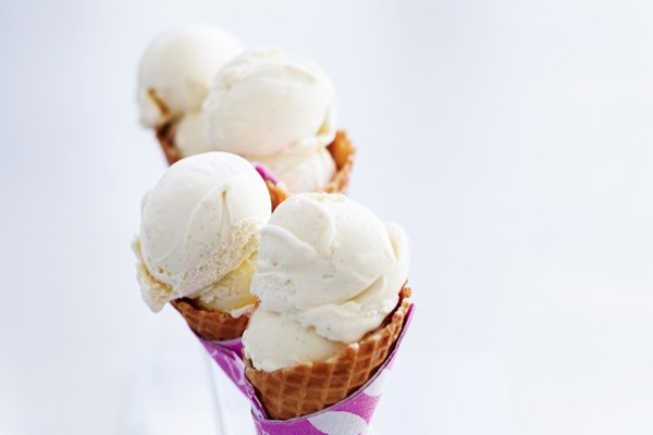 Vanilla-bean ice cream
