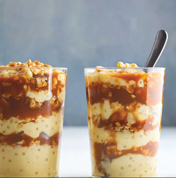 Vanilla bean tapioca pudding