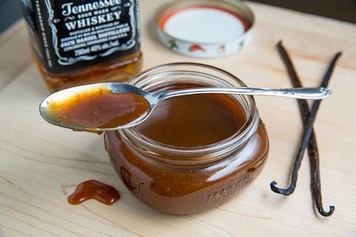 Vanilla bourbon caramel sauce