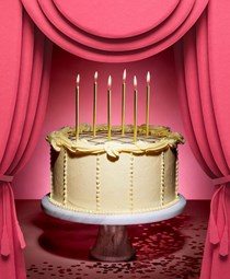 Vanilla-bourbon genoise with bourbon buttercream