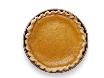 Vanilla-bourbon pumpkin pie