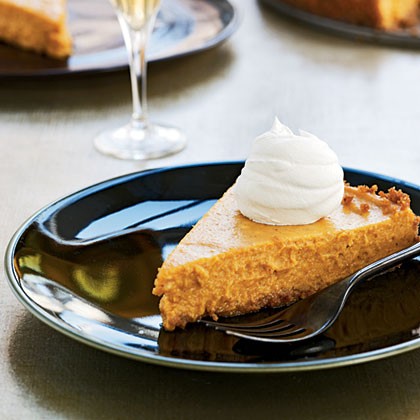 Vanilla-bourbon pumpkin tart