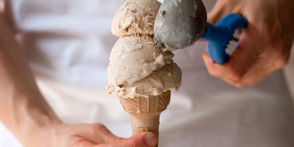 Vanilla cappuccino gelato