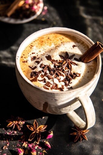 Vanilla chai hot chocolate