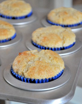 Vanilla coconut muffins
