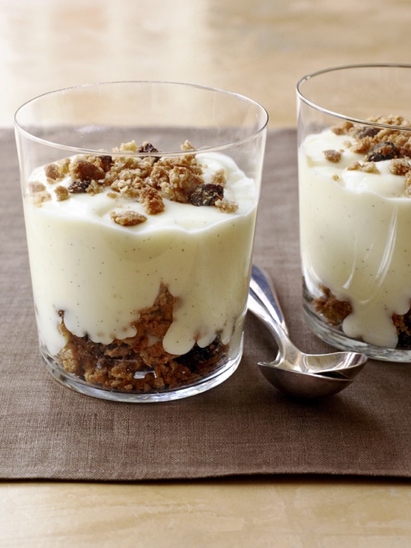 Vanilla-cookie pudding