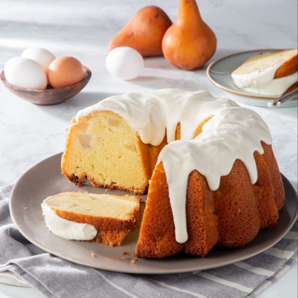 Vanilla-crème fraîche glaze
